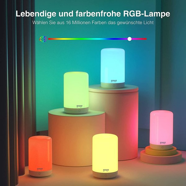 Gosund LB3 Tischlampe NiteBird Smart LED RGB WLAN